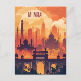 Reizen naar Mumbai Briefkaart