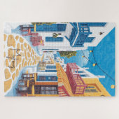 Reizen naar Mykonos Griekenland Legpuzzel (Horizontaal)
