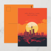 Reizen naar Nairobi Briefkaart (Voorkant / Achterkant)