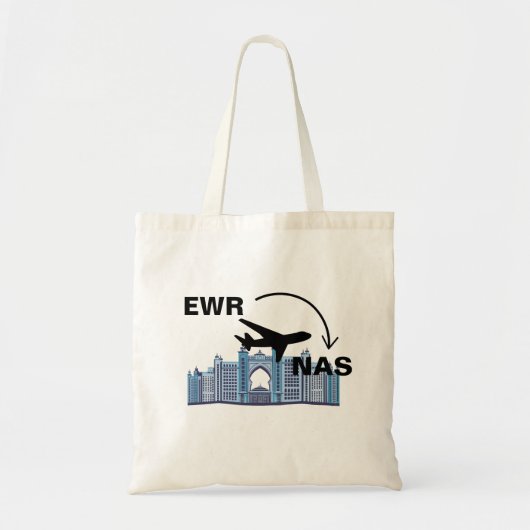 Reizen naar Nassau Bahama's Tote Bag (Voorkant)