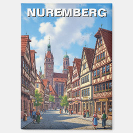 Reizen naar Neurenberg Duitsland Magneet