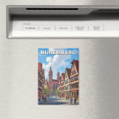 Reizen naar Neurenberg Duitsland Magneet (Insitu (Vaatwasser))