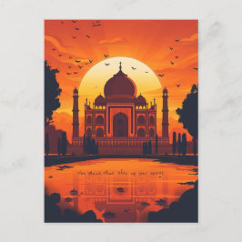 Reizen naar New Delhi Briefkaart