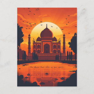 Reizen naar New Delhi Briefkaart