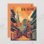 Reizen naar New Orleans Briefkaart (Voorkant / Achterkant)