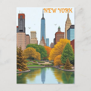  reizen naar New York City Central Park Briefkaart