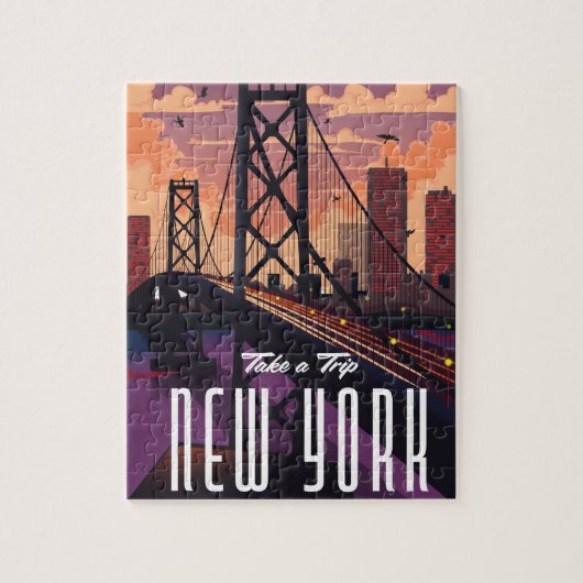 Reizen naar New York Legpuzzel (Verticaal)