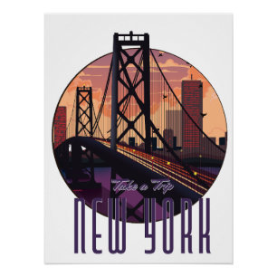 Reizen naar New York Perfect Poster