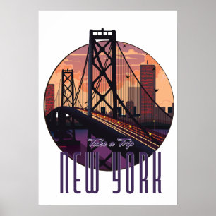Reizen naar New York Poster