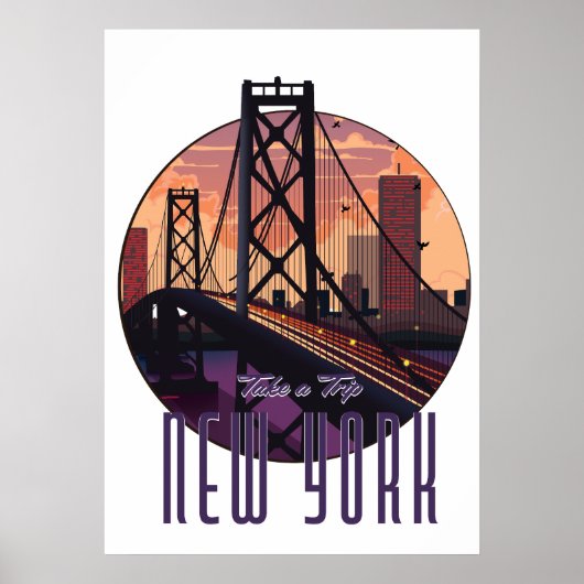 Reizen naar New York Poster (Voorkant)