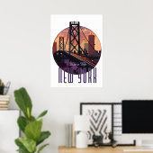 Reizen naar New York Poster (Thuiskantoor)