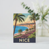 Reizen naar Oud Nice Frankrijk Briefkaart (Staand voorkant)