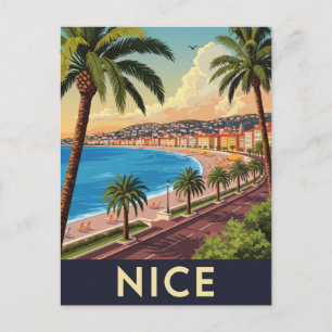 Reizen naar Oud Nice Frankrijk Briefkaart