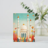 Reizen naar Pakistan Briefkaart (Staand voorkant)