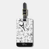 Reizen naar Parijs Bagagelabel (Voorkant verticaal)