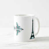 Reizen naar Parijs Koffiemok (Voorkant rechts)