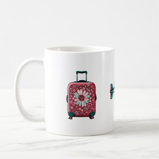 Reizen naar Parijs Koffiemok (Links)