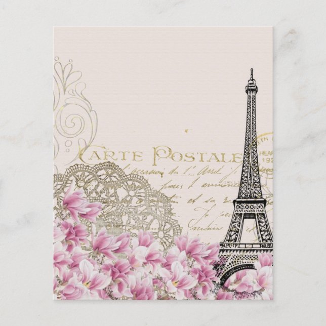 reizen naar Parijs scrapbook papier (Voorkant)