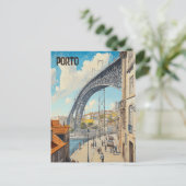 Reizen naar Porto Portugal Briefkaart (Staand voorkant)