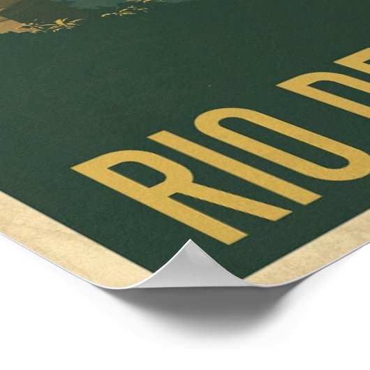  reizen naar Rio de Janeiro Poster (Hoek)