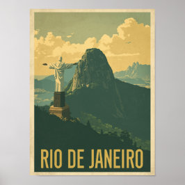 reizen naar Rio de Janeiro Poster
