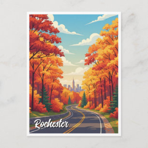 Reizen naar Rochester New York Briefkaart