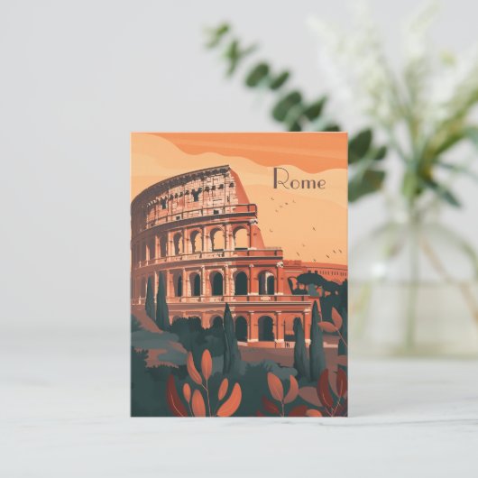 Reizen naar Rome Briefkaart (Staand voorkant)