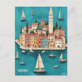 Reizen naar Rovinj Kroatië Briefkaart (Voorkant)