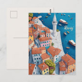 Reizen naar Rovinj Kroatië Briefkaart (Voorkant / Achterkant)