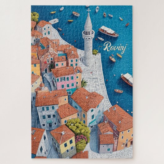 Reizen naar Rovinj Kroatië Legpuzzel (Verticaal)