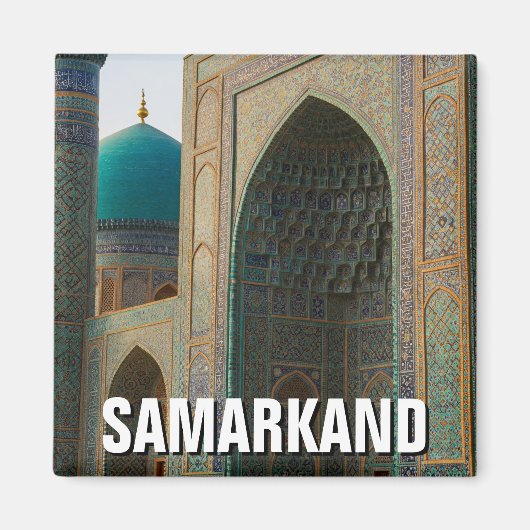 Reizen naar Samarkand Oezbekistan Magneet (Voorkant)