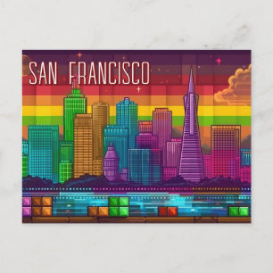 Reizen naar San Francisco Californië Briefkaart