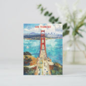 Reizen naar San Francisco USA Briefkaart (Staand voorkant)