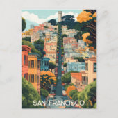 Reizen naar San Francisco USA Briefkaart (Voorkant)
