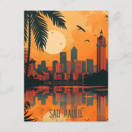 Reizen naar Sao Paulo Briefkaart