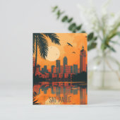 Reizen naar Sao Paulo Briefkaart (Staand voorkant)