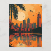 Reizen naar Sao Paulo Briefkaart (Voorkant)