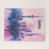 Reizen naar Shanghai China Legpuzzel (Horizontaal)
