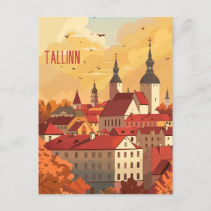 Reizen naar Tallinn Briefkaart