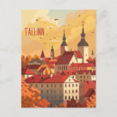 Reizen naar Tallinn Briefkaart (Voorkant)