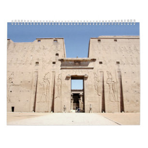Reizen naar tempels van de oude Egyptische beschav Kalender
