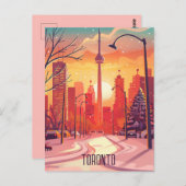 Reizen naar Toronto Briefkaart (Voorkant / Achterkant)