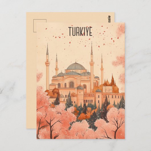 Reizen naar Turkije Briefkaart (Voorkant / Achterkant)