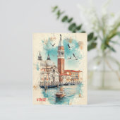 Reizen naar Venetië Italië Briefkaart (Staand voorkant)