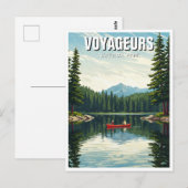 Reizen naar Voyageurs National Park Minnesota Briefkaart (Voorkant / Achterkant)