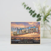 Reizen naar Washington Dc Briefkaart (Staand voorkant)
