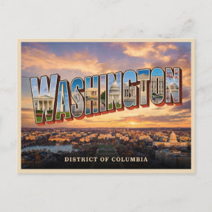 Reizen naar Washington Dc Briefkaart