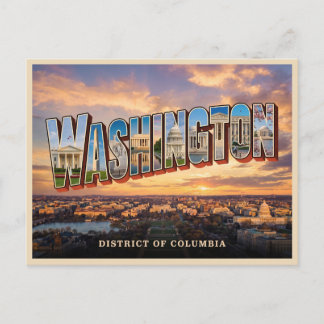 Reizen naar Washington Dc Briefkaart