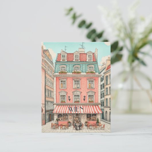 Reizen naar Wenen Briefkaart (Staand voorkant)