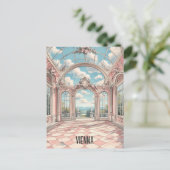 Reizen naar Wenen Oostenrijk Briefkaart (Staand voorkant)